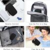 FYY Travel Cable Organizer Pouch Electronic Accessories Carry Case Portable Waterproof Double Layers All-in-One Storage Bag for Cord, Charger, Phone, Earphone Black - Image 8