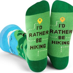 I'd Rather Be - Funny Socks For Men & Women - Gifts For Golf, Hunting, Camping, Hiking, Outdoors, Sports Unisex Adult