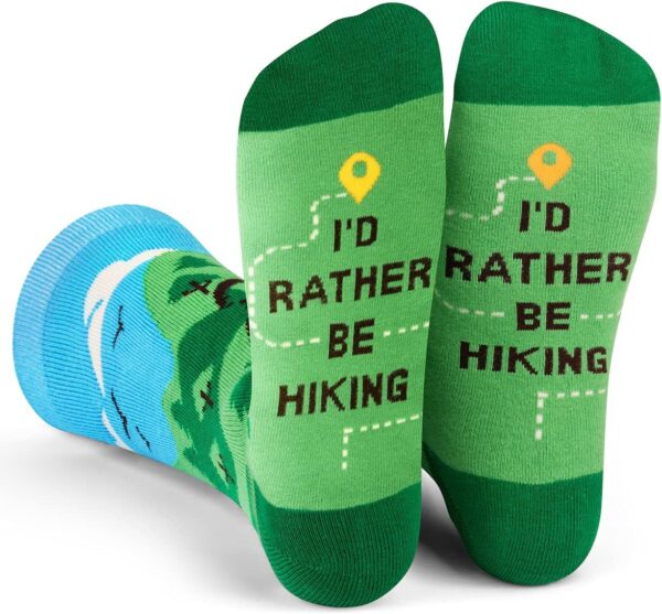 I'd Rather Be - Funny Socks For Men & Women - Gifts For Golf, Hunting, Camping, Hiking, Outdoors, Sports Unisex Adult